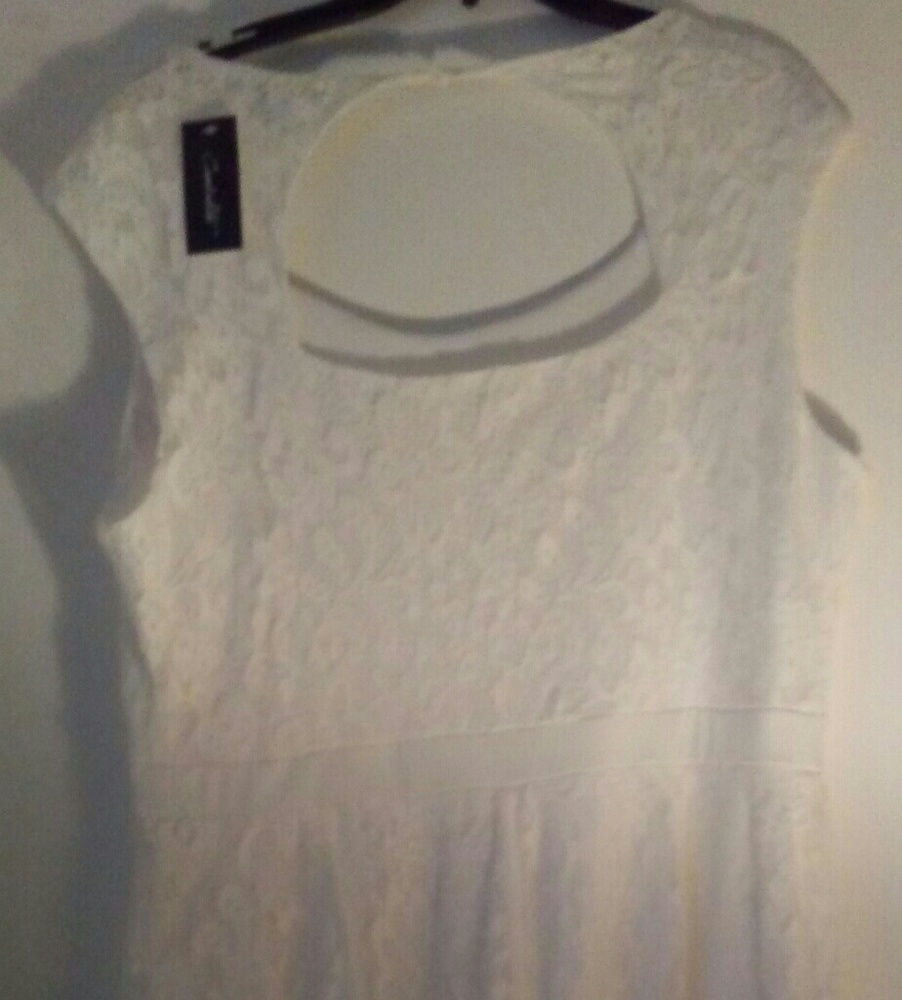 White lace dress